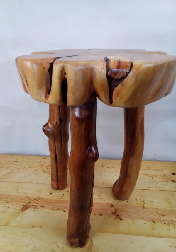 juniper wood stool