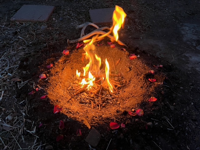 campfire at folk school